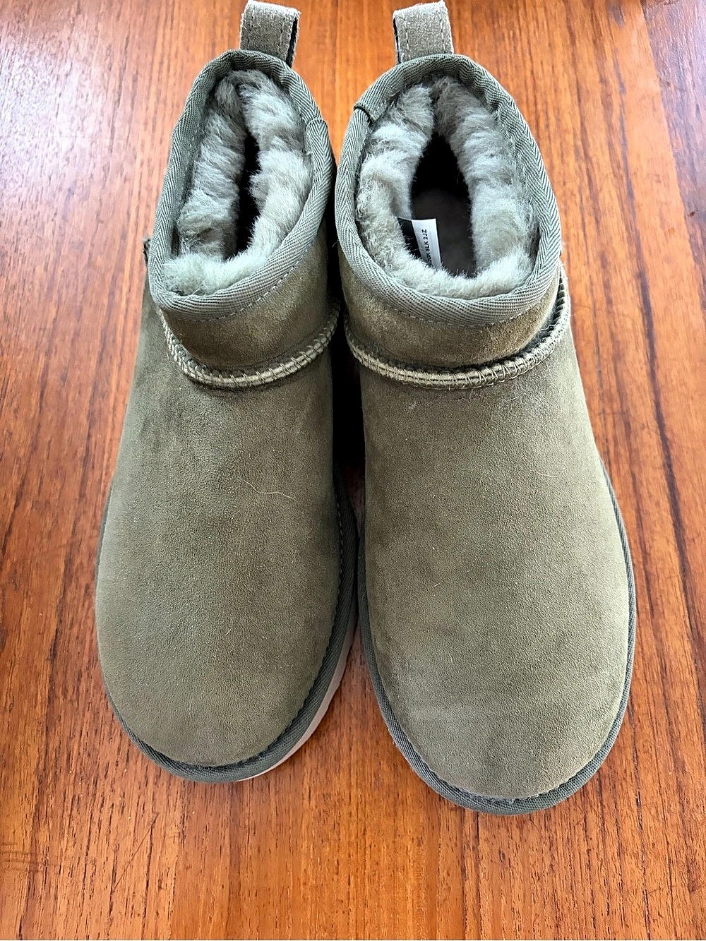 UGG Classic Ultra Mini Boots in Burnt Olive